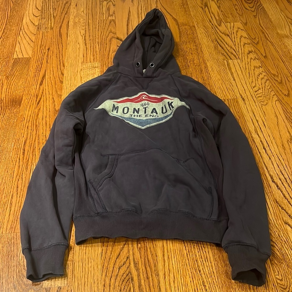 Blue 84 Grey Montauk Hoodie Size XS
